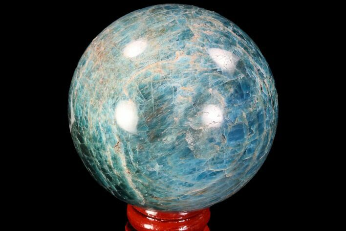 Bright Blue Apatite Sphere - Madagascar #90199